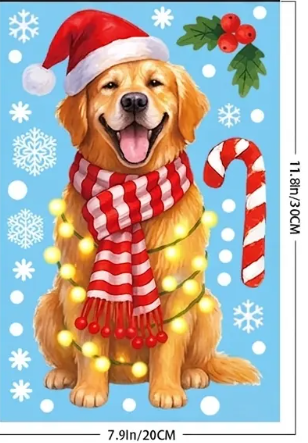 Golden Retriever Window Sticker
