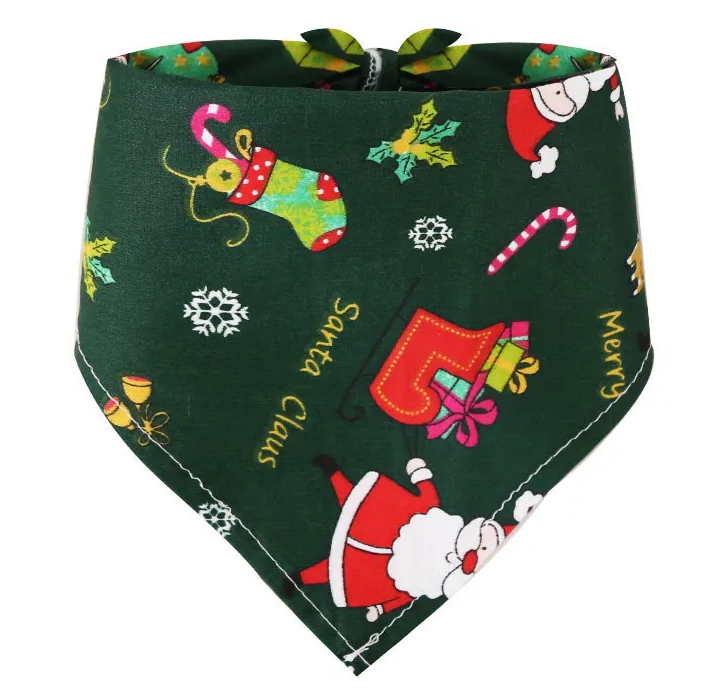 Christmas Dog Bandana – Santa & Reindeer
