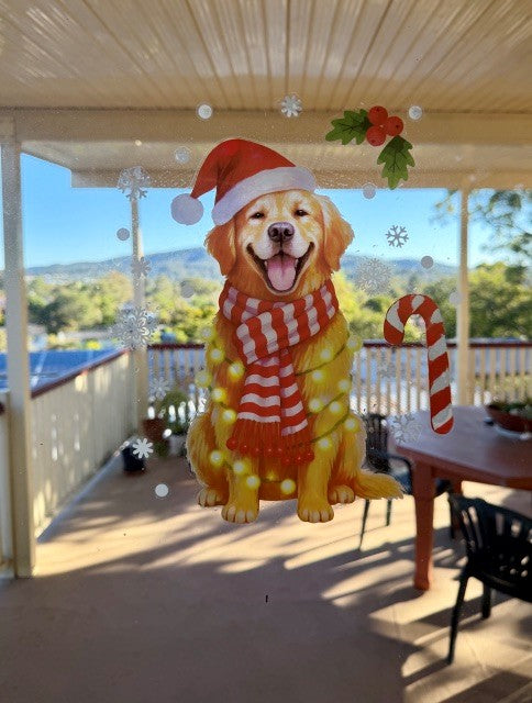 Golden Retriever Window Sticker